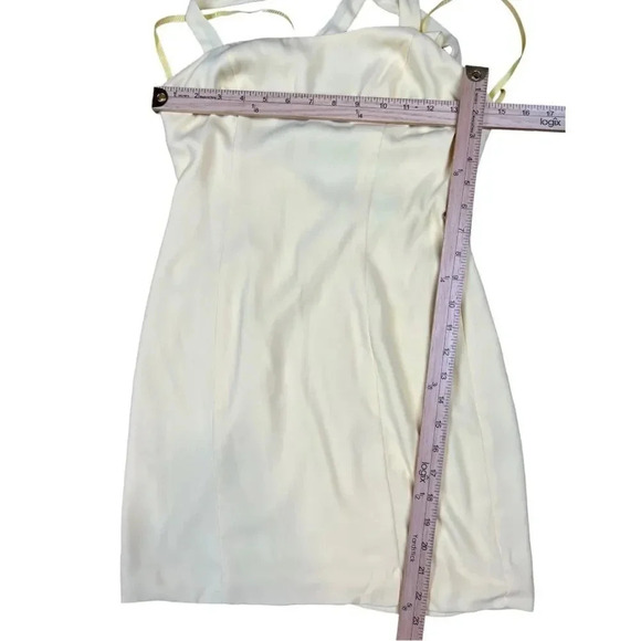 Fame and Partners Mini Dress Yellow 2 NWT - Picture 4 of 13